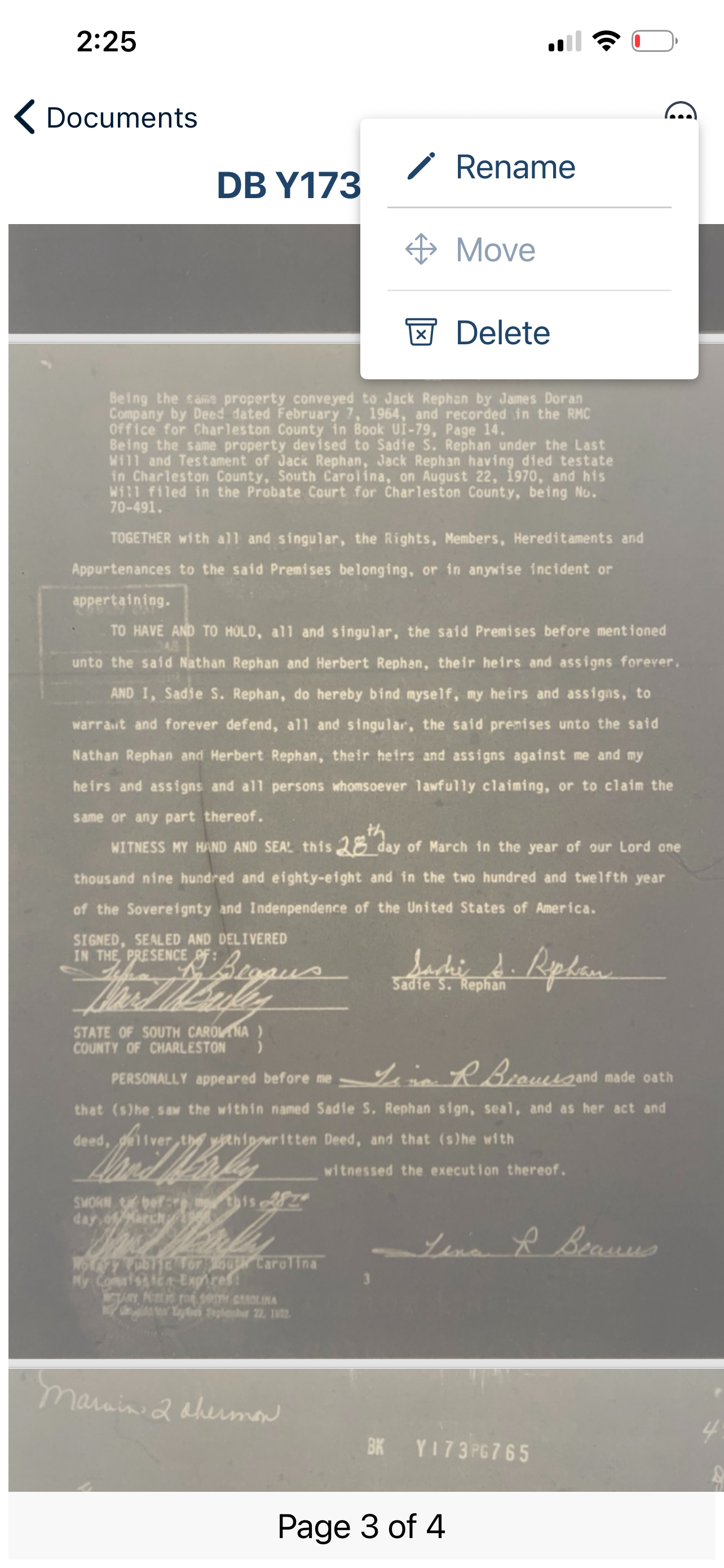 Zitles Mobile App - Document Viewer with Actions